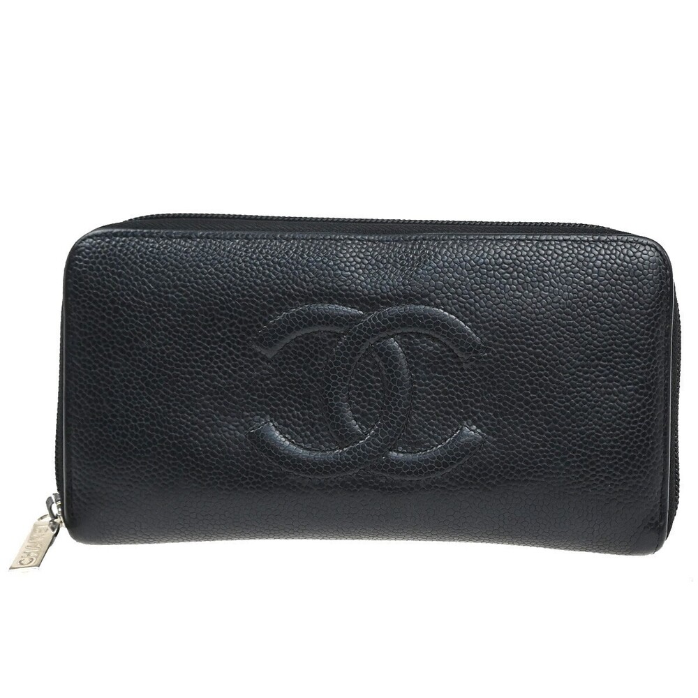 Chanel CC Zip Around Leather